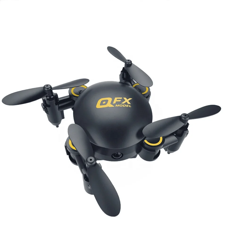 2020 Горячая QFX Q2 мини-Дрон с 0.3MP камерой 4-осевой 2,4 Ghz Wifi FPV складной селфи Карманный Дрон мини-Квадрокоптер игрушка для детей