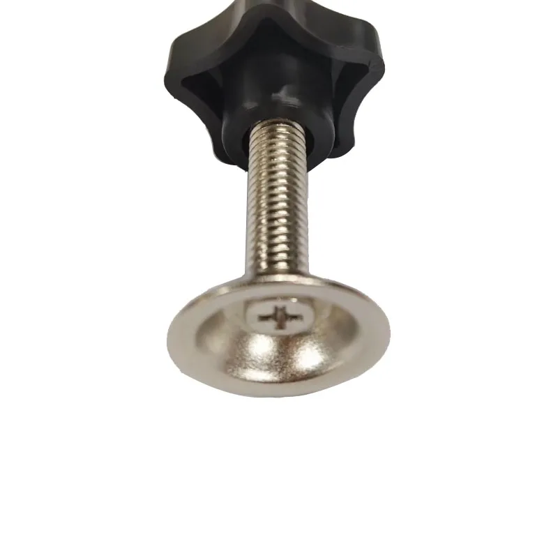 mechanical knob Handle Screw  Clamping Knob Screw Nickel Plating Star with Press plate