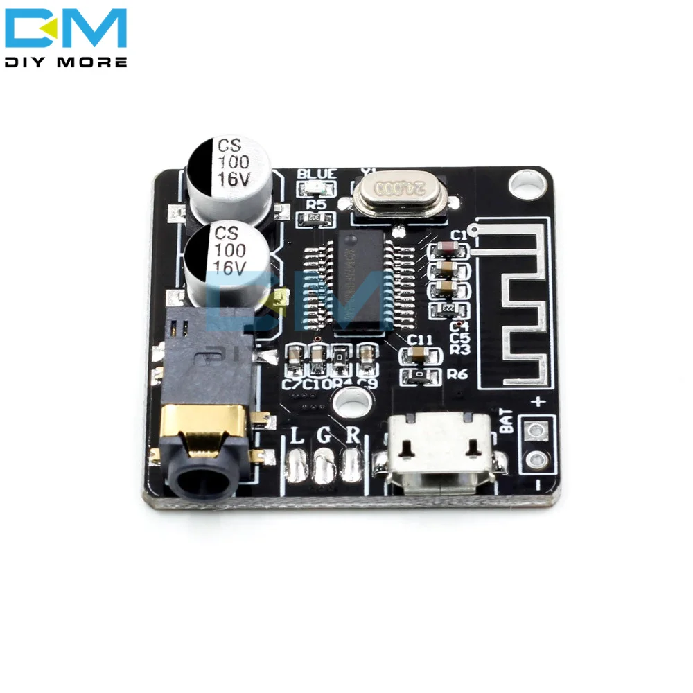 VHM-314 Blue-tooth Decoder Board MP3 Lossless Car Speaker Blue-tooth 5.0 TPYE-C Audio Receiver Board 3.7-5V Stereo Music Module