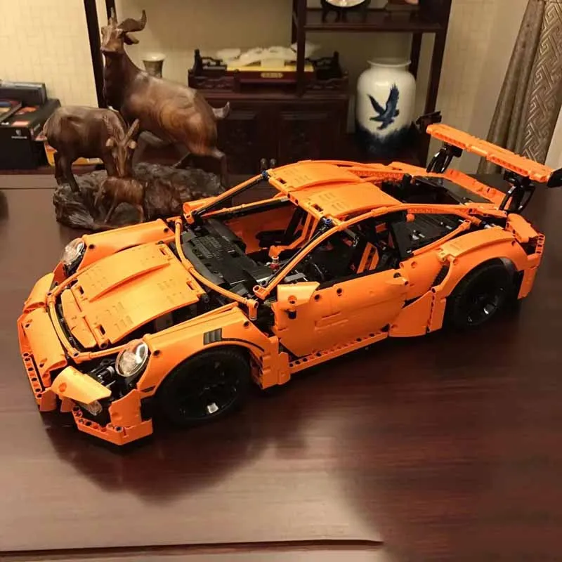 2750pcs Super Racing Car Model Building Blocks Bricks Technical The Pors CHeding 911 GT3 RS 20001 Compatible LegoINGlys 42056