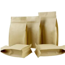 10X20cm Kraft paper bag for milk powder flour rice