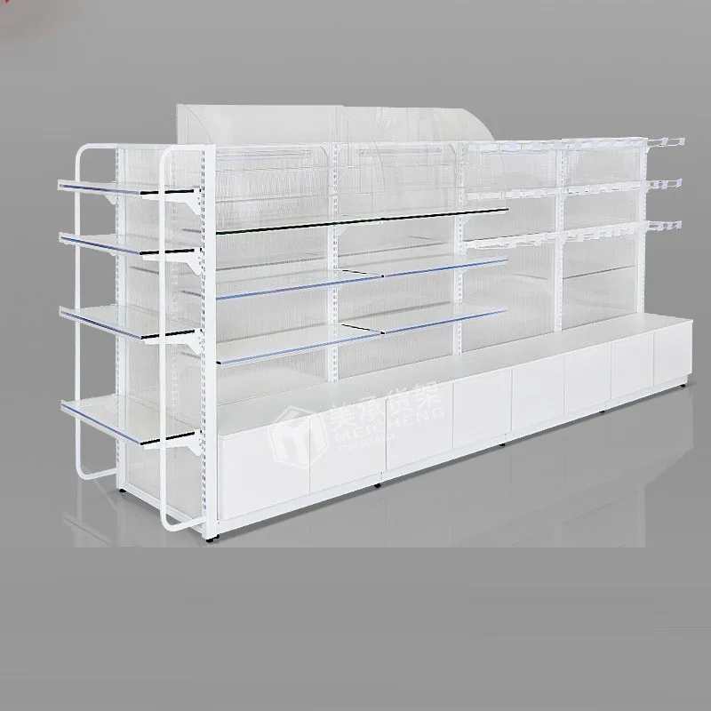 Пластиковый книжный шкаф Meicheng для канцелярских принадлежностей, акриловая белая книжная полка