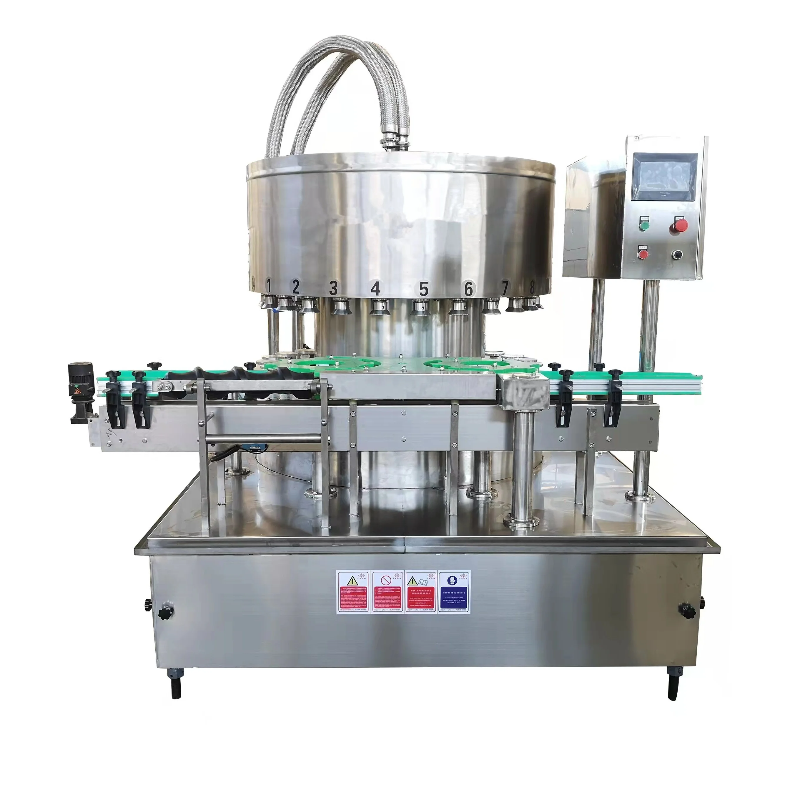 24 heads automatic equal liquid level filling machine low vacuum filling machine