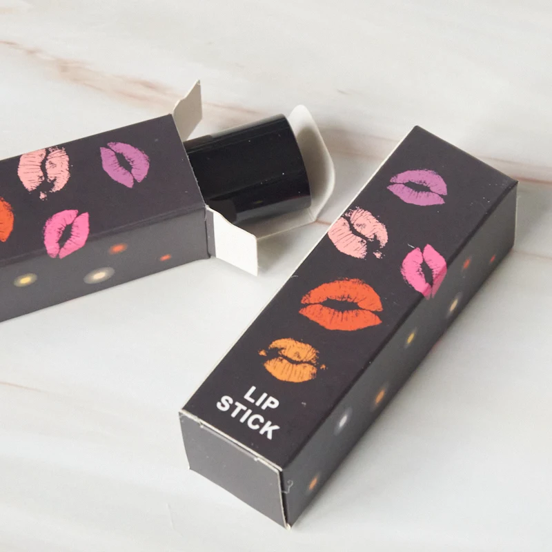 china factory supply lip stick tube paper packaging box lip balm package cardboard box for cosmetic