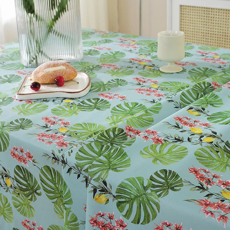 Vinyl Tablecloth PVC Rolls Table Cover PVC Nonwoven Tablecloth PVC Table Cloth
