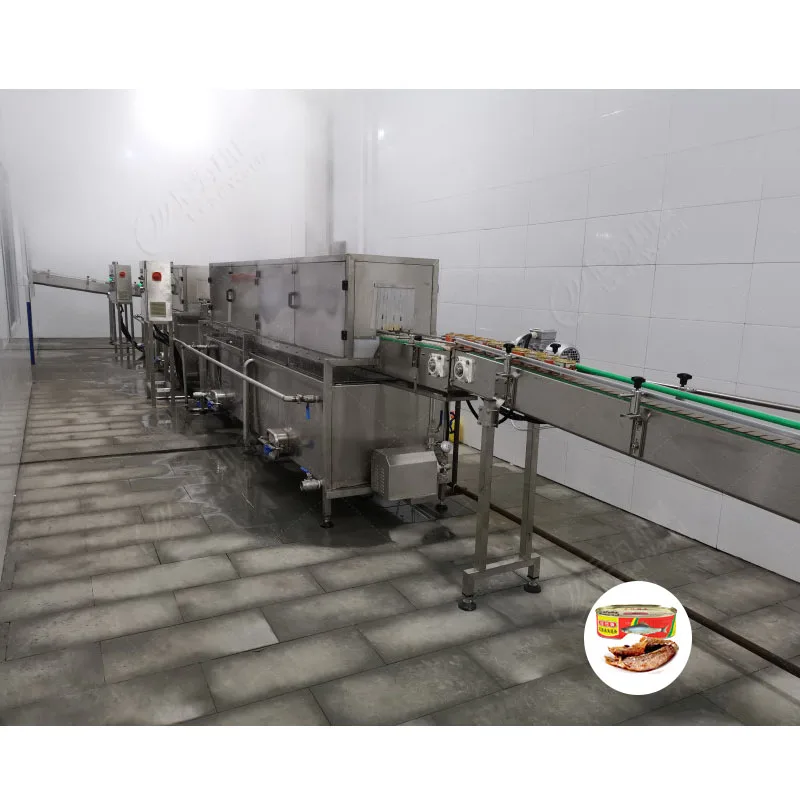 Complete Set Canned Sardine Production Line small mini Fish Canning Machine