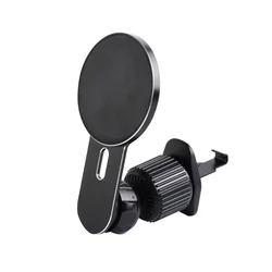 Universal aluminum alloy metal magnetic Type Mobile Air Vent mount Clip Stand Magnetic Holder Car Phone holder
