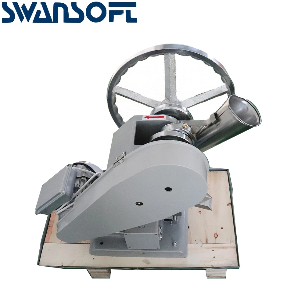 Swansoft лаборатории школьная однопуансонный таблеточный машин шлифовальный станок для тормозных планшет для проверки компрессии TDP-1.5T из алюминиевого сплава для таблетирования