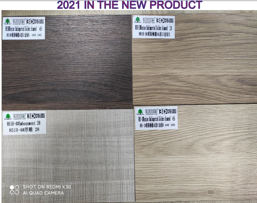 18mm thickness standard size melamine particle board mfc board