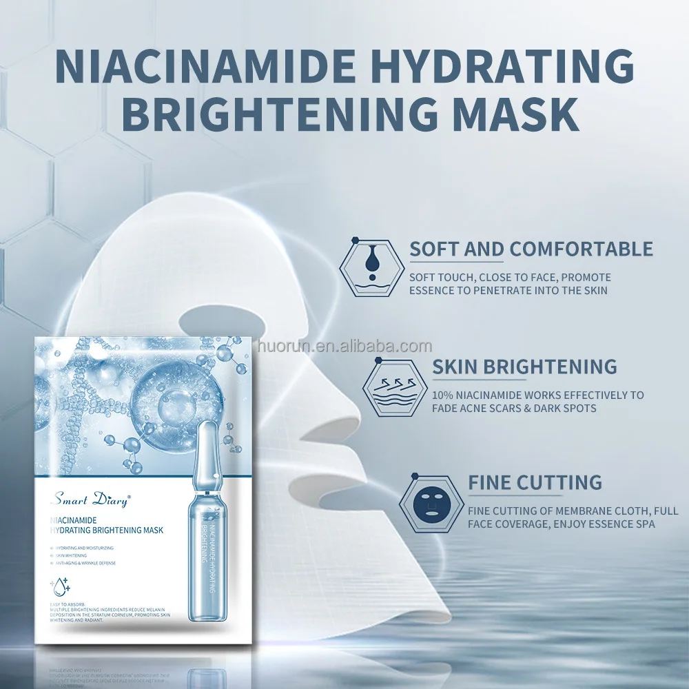Brand New Sheet Beauty Wholesale Hyaluronic Acid Natural Brightening Face Mask