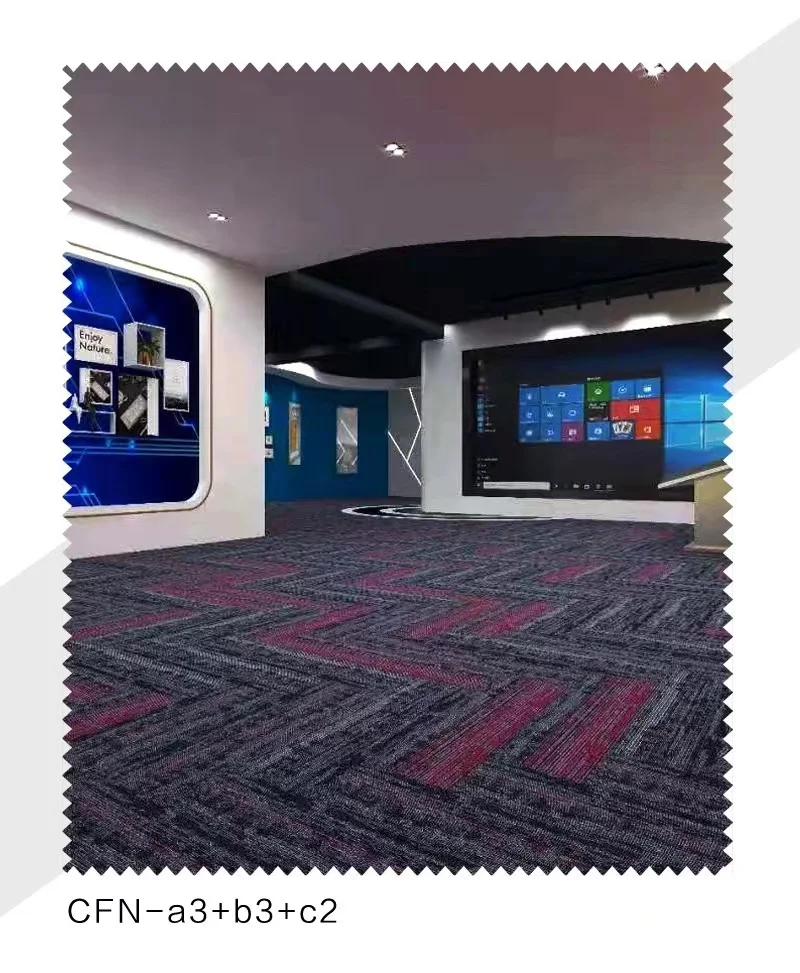 Xnuoao New hot sale fire rated fast shipping black white carpet tiles 25x100