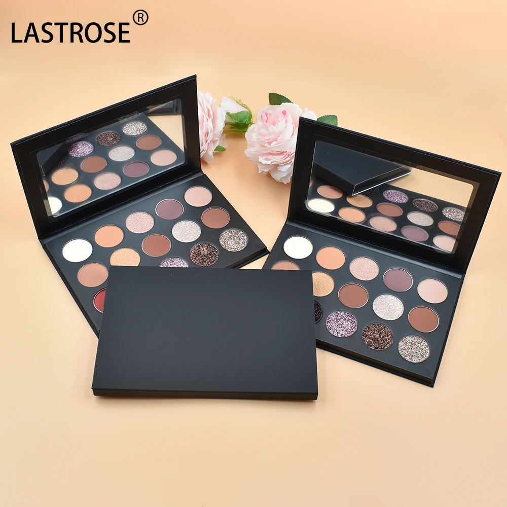 Wholesale 15 Colors Eye Makeup Vegan Glitter Eye Shadow Pallets Private Label Long Lasting Cream Shimmer Eye Shadow
