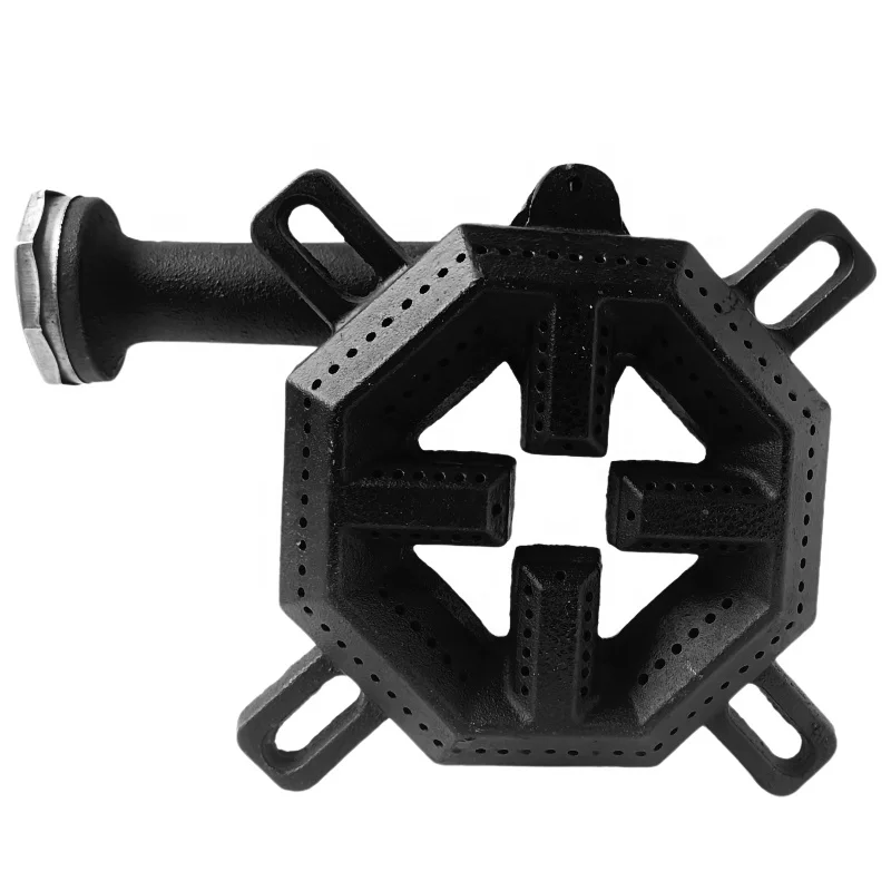 2024 China Factory Strong Flame Gas Stove Stainless steel body Cast Iron Burner