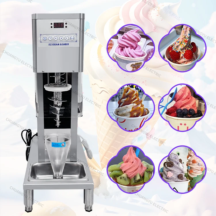 Best quality control fresh fruit dessert fruit ice cream maker mixer