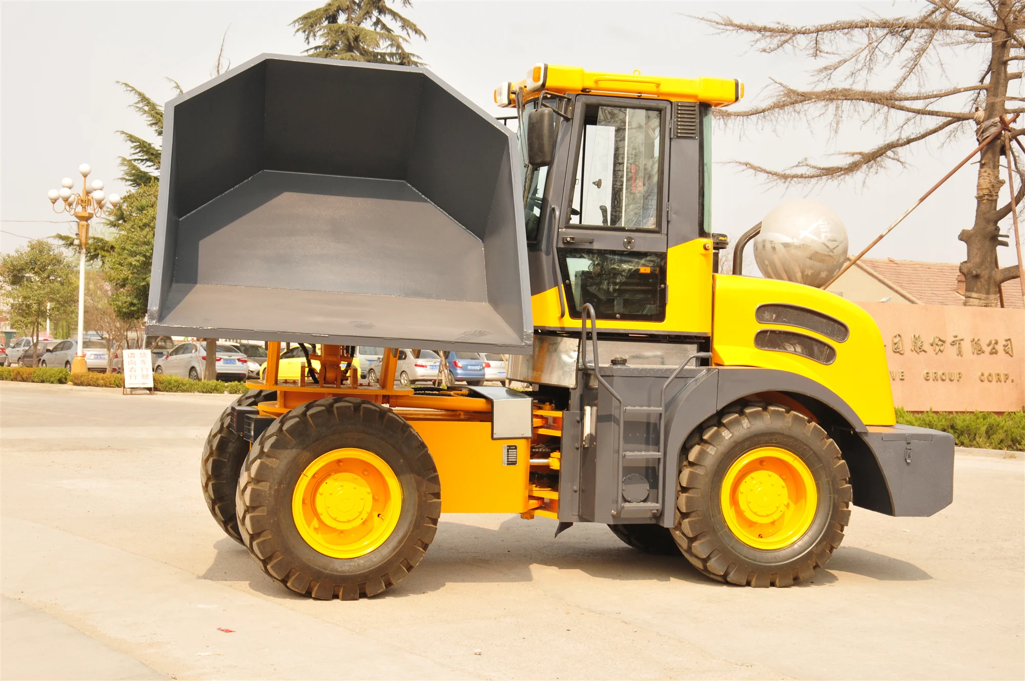 CE Front Tipping Type 6tons Mini Site Dumper Truck Mini Loader Dumper Compact Tipper Truck 6ton 6 Ton 6ton 10ton