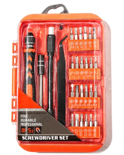 28pcs Cellphone Laptop Computer  Disassemble Hardware Precision Hand Tools Set Home Electronic Repair Tool Kit