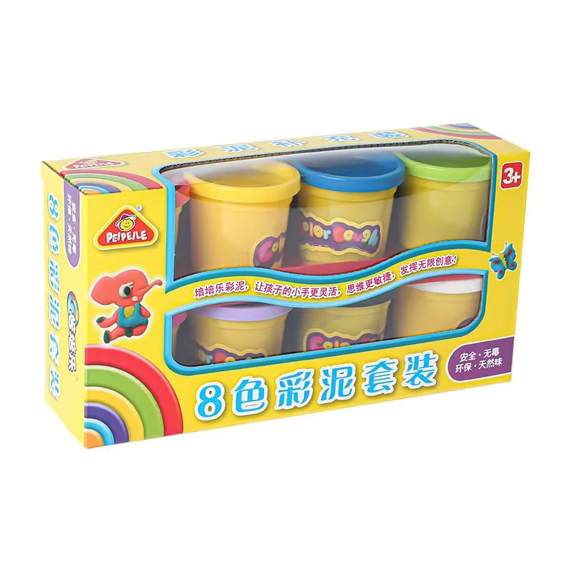 2024 Plasticine Clay Modeling Compound 6/8/10/24-Pack Case of Assorted Colors Back to School Gifts Preschool Toys for Kids