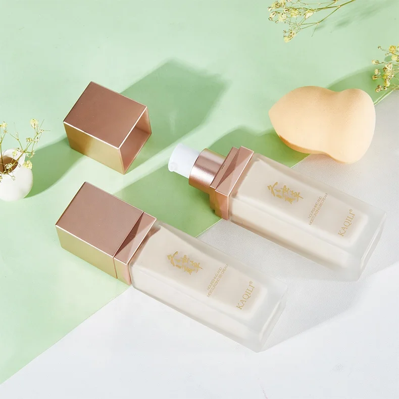 Kaqili brand  primer  custom logo  private label BB cream Cordyceps sinensis foundation  moist smooth liquid foundation