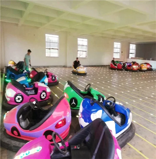 Amusement 2 seats dodgem cars  Adults Rotating Ride amusement park electric bumper car