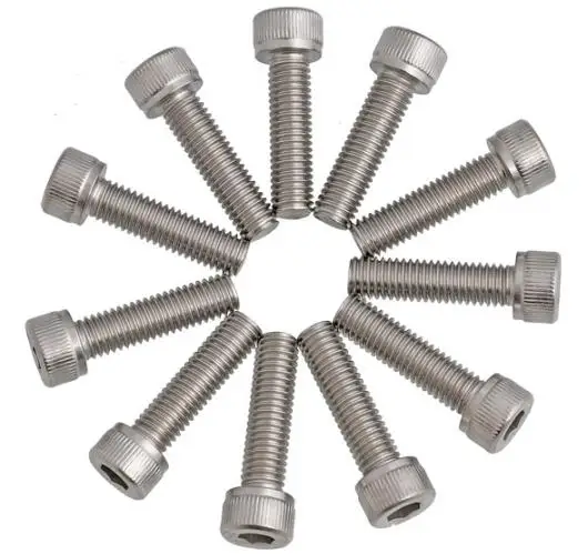 Manufacture Wholesale High Quality Stainless Steel 304 Din912 hex Socket Cap Head Screw