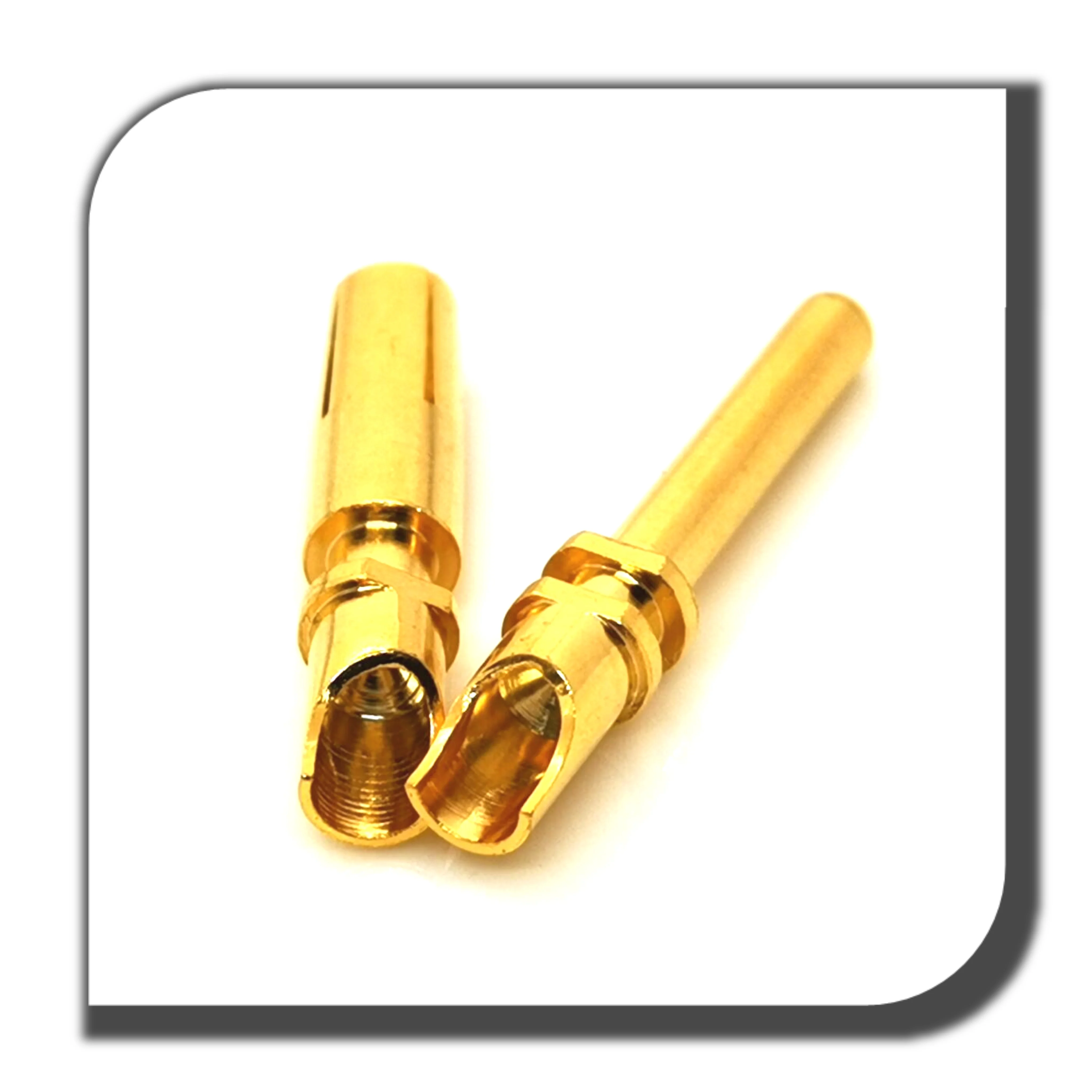 Connector N Type Male Crimp Nickel Plating Gold Captive Pin