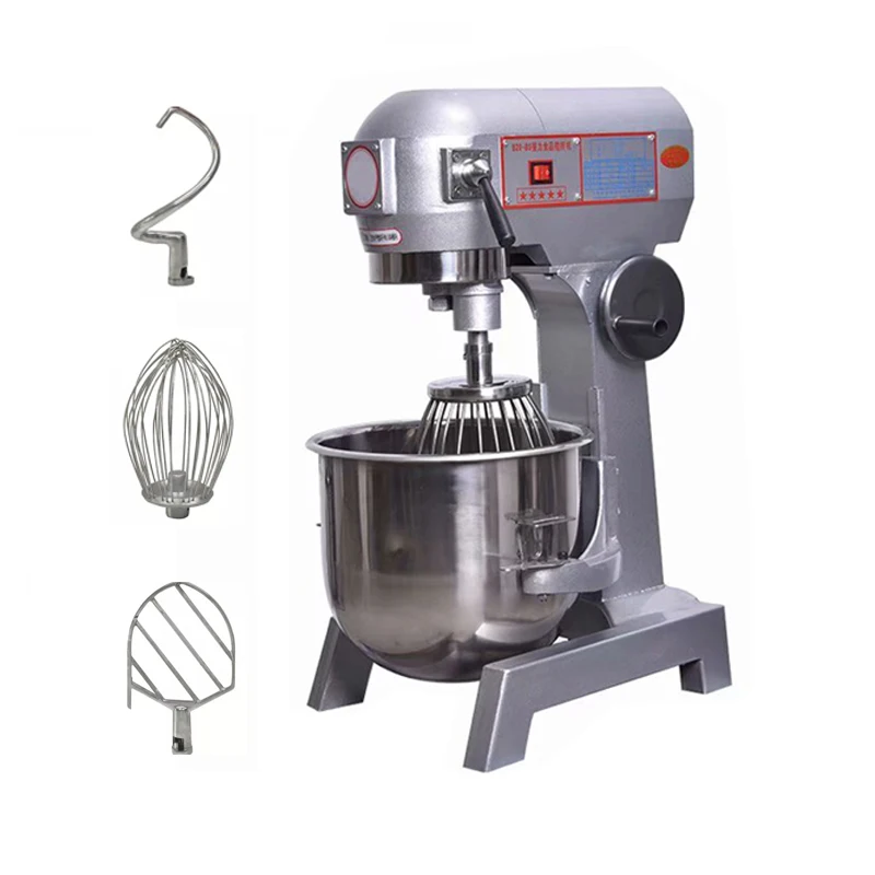 10L 20L 30L 40L 50L 60L Amassadeira Commercial Planetary Mixer Cake Machine / Variable Speed Bakery