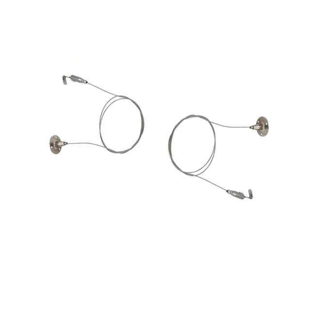 Aluminum bidirectional wire locking device Copper zinc alloy 8 bidirectional 3mm wire clamping device steel rope hanging lamp