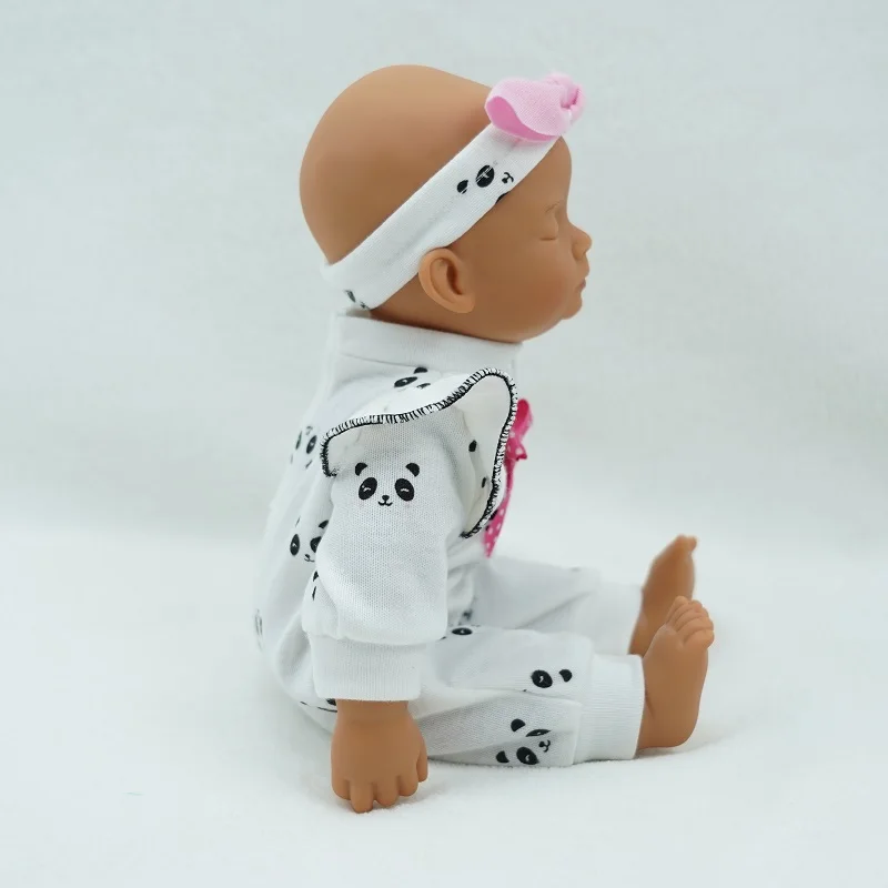 Wholesale Cheap Simulation Sleepy Face Tiny Baby Lovely Doll Set Warm Your Heart Gift for Kids