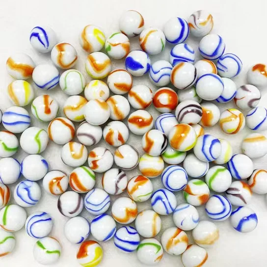 High-quality  game glass Ceramic marbles in a variety of colors that can be mixed and matched as desired.