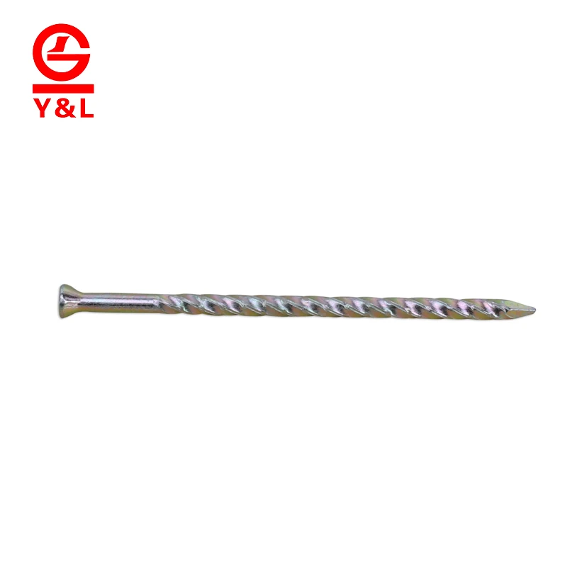 Wire galvanized Stainless Steel Screw Shank Flooring Nails