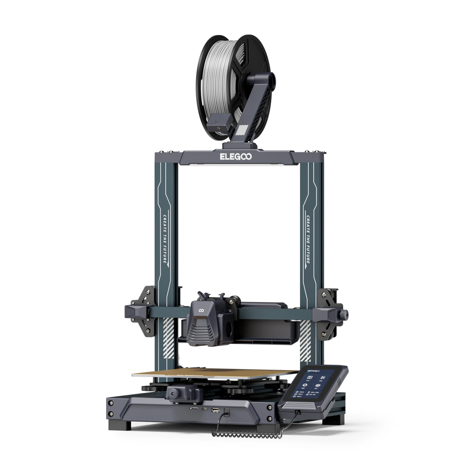 ELEGOO Neptune 4 FDM 3D Printer with Up to 500mm/s High-Speed Printing Size of 225x225x265mm /8.85x8.85x10.43 Inches