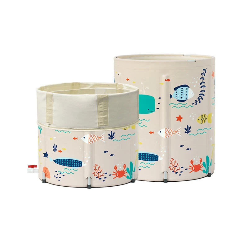 
new household thickening folding bath bucket tub Baby swimming household plastic baby bath tub many designs patterns 