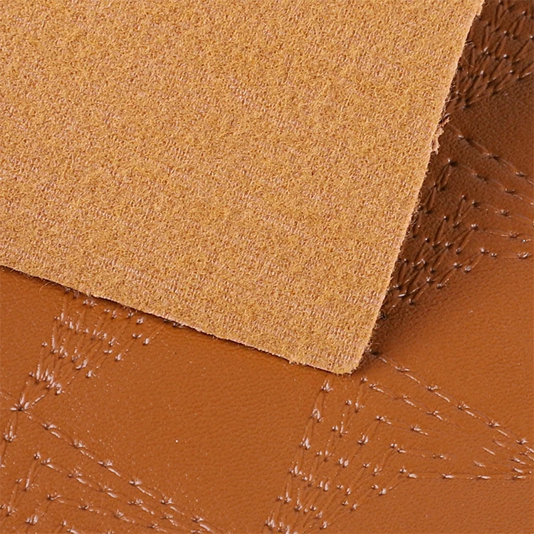 Wholesale Synthetic Leather Sheets Nonwoven Faux Leather Fabric designer faux leather For Shoe Shopping Bag Luggage