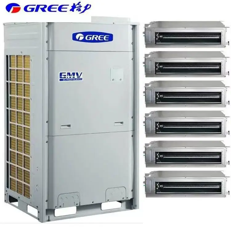 Солнечная система кондиционирования воздуха VRF Gree gmv фотогальванический инвертор с прямым приводом Мультисистема солнечная GMV