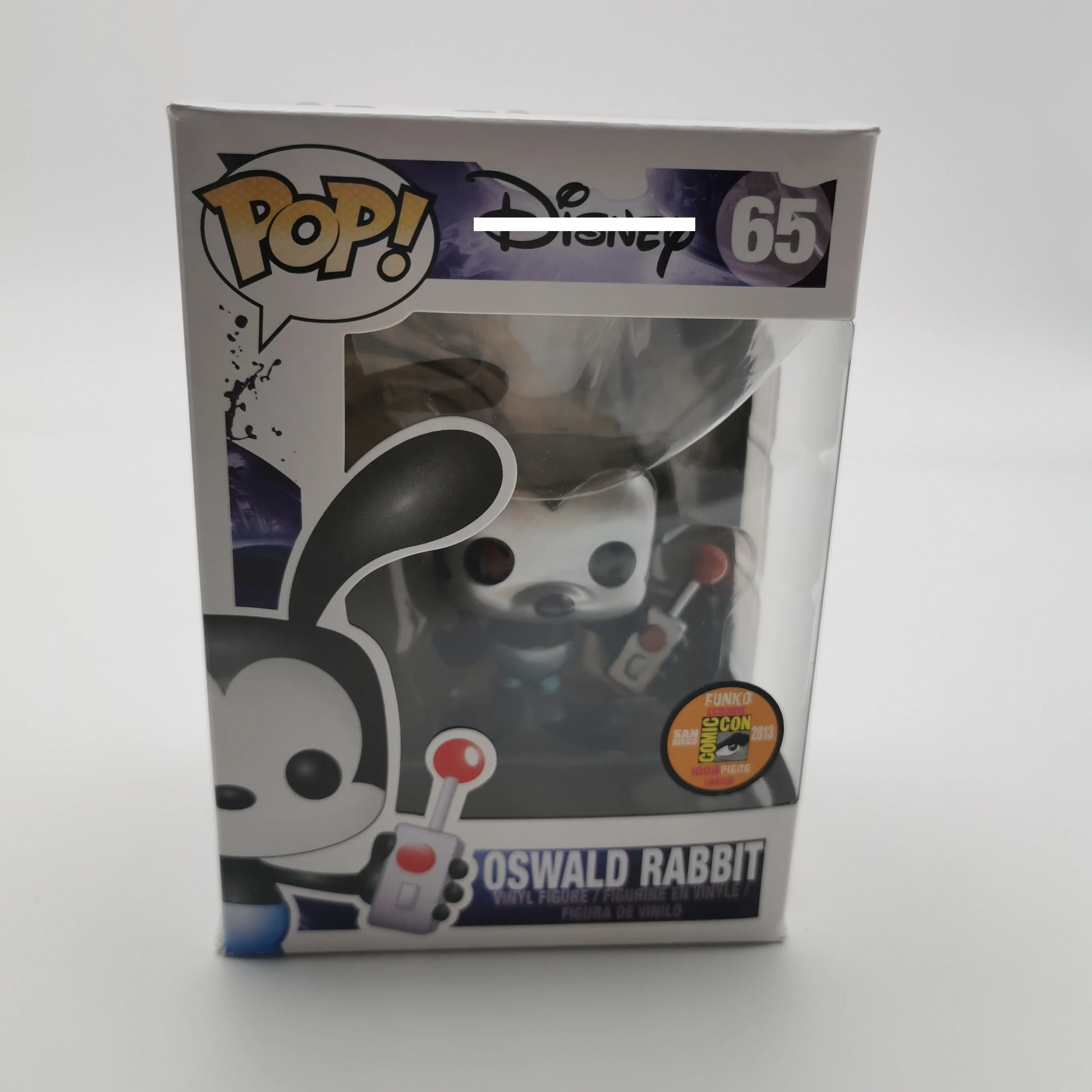EPIC-MICKEY FUNKO POP Oswald счастливый кролик 65 # Фигурки игрушек ограниченный выпуск металлический цвет мультфильм виниловая кукла