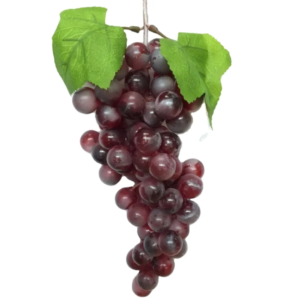 Custom Big Size 85pack Pvc Artifical Grape Cluster