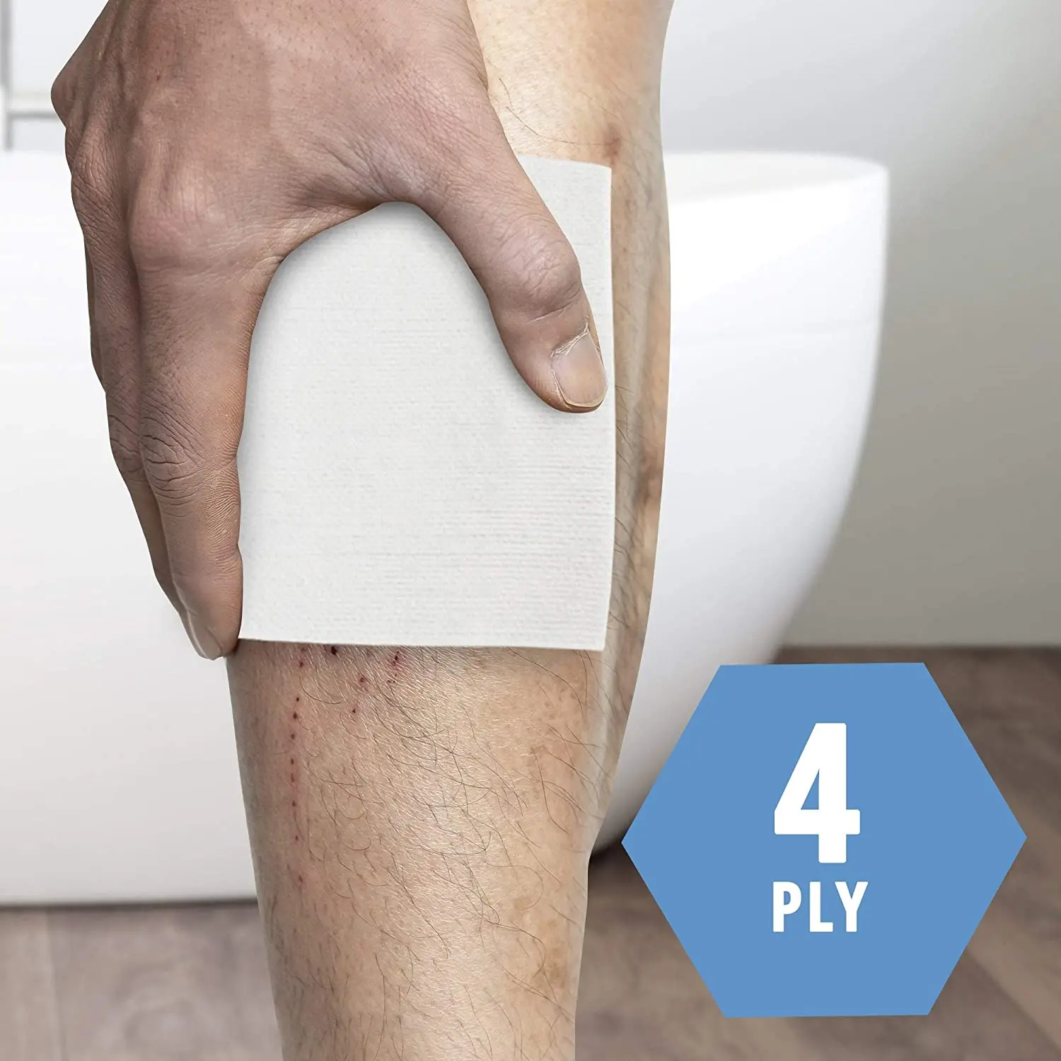 Absorbent Cushion Care Sterile Square Gauze Pads for First Aid Protection of Minor Cuts, Scrapes & Burns, Non-Adhesive, Wound Ca