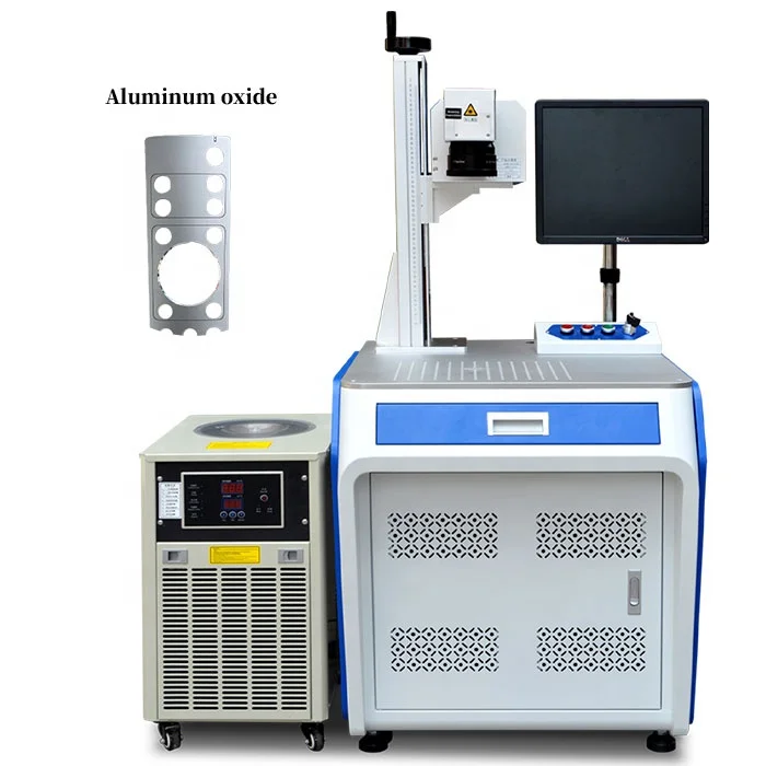 10W UV Laser engraving glass Aluminum oxide Copper Brass Stainless steel Plastic Acrylic Silicone UV Laser Machine tr-w-uv