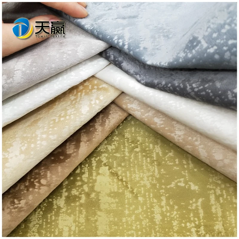 
100% Polyester warp knitted hot sale printing holland velvet fabric 