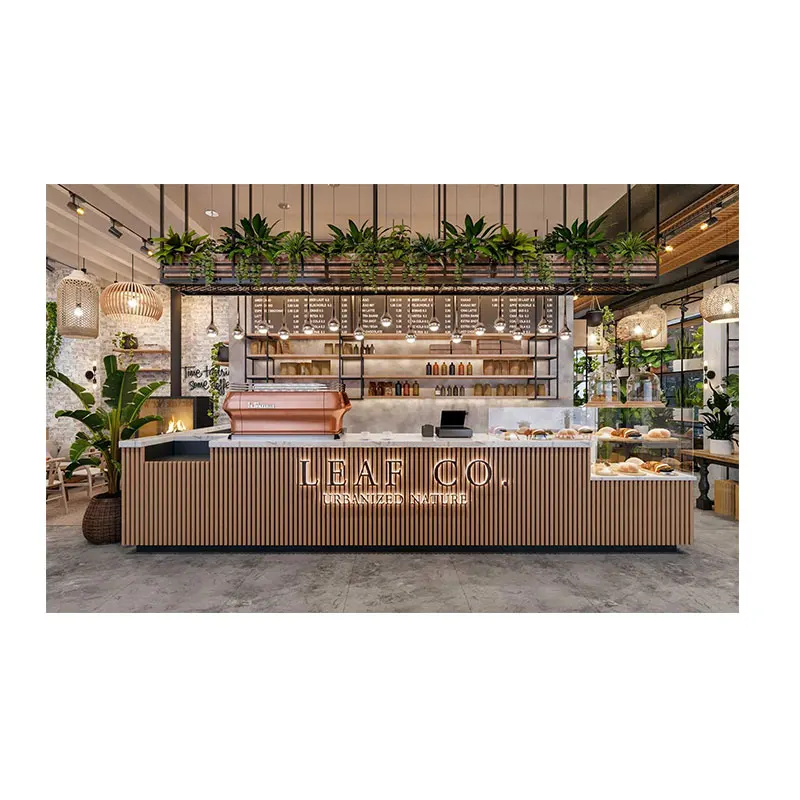 Luxury Coffee Shop Furniture Store Design For Small Coffee Shop Interior Decorations Cafe Bar Counter Design