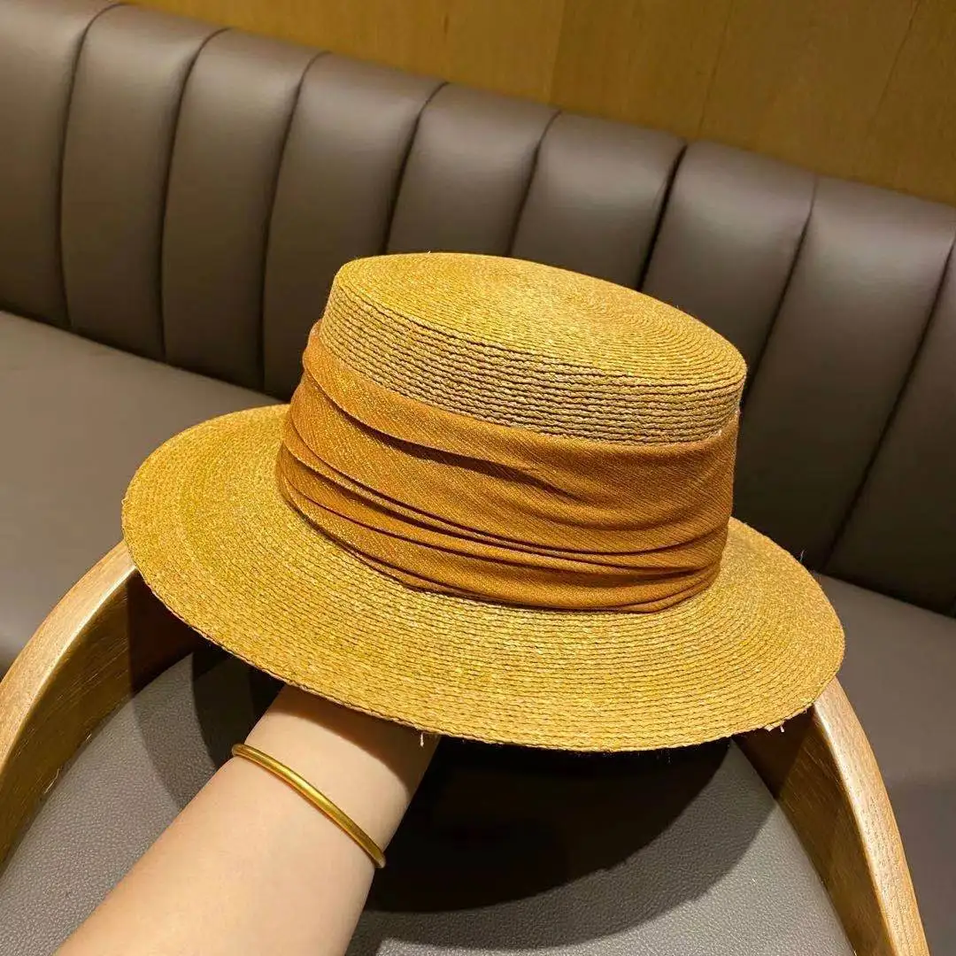 Straw Hat For Women Summer Season Sunscreen Travel Holiday Caps INS Fashion Hot Sell Beach Caps