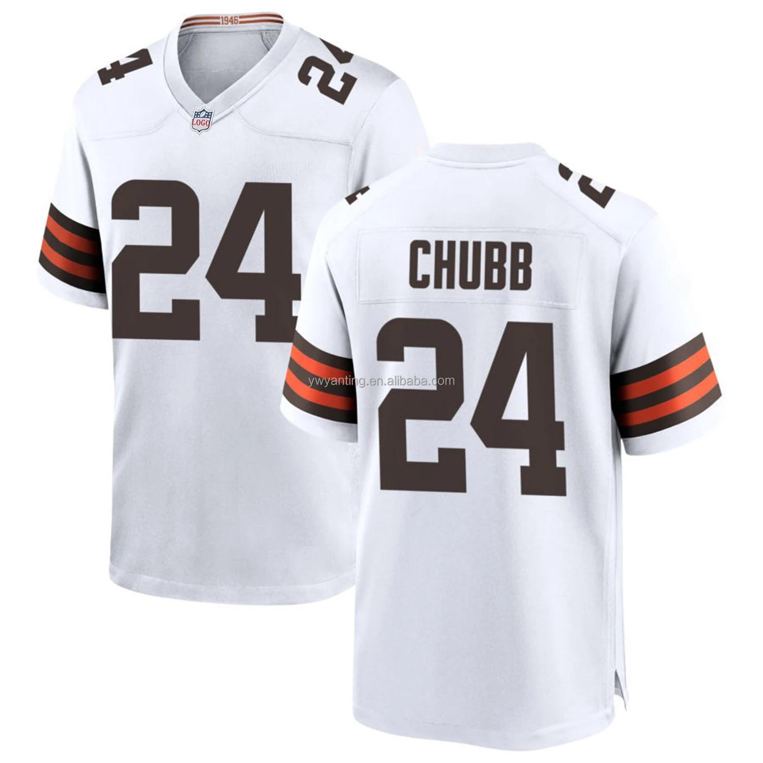 2024 Новая мужская командная форма Cleveland Browns Американская Футбольная майка с вышитыми логотипами Молодежная детская спортивная одежда