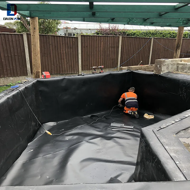  1 5 мм 60 мил конкурентоспособная цена HDPE вкладыш геомембрана подкладка для резервуара