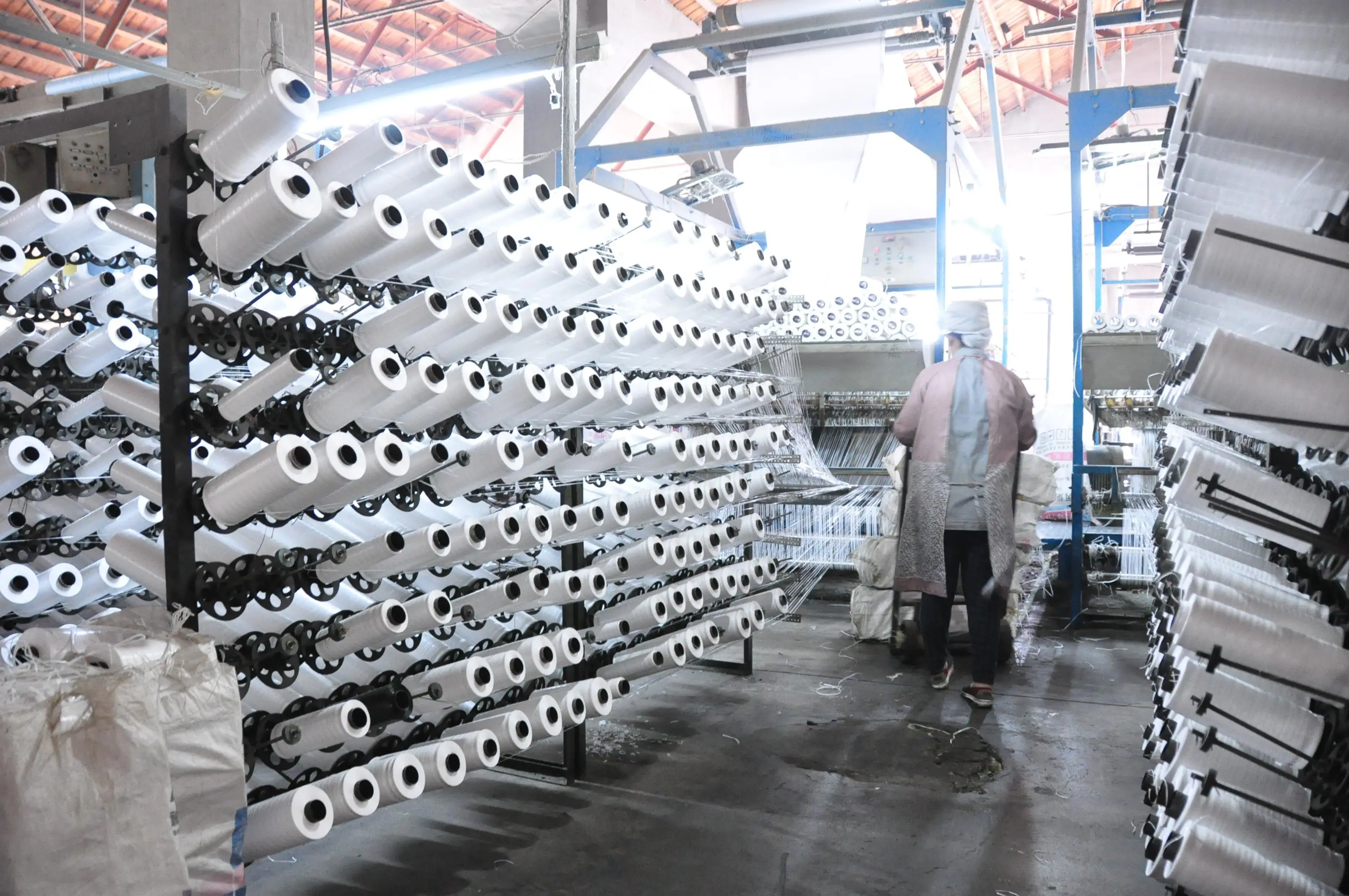 1 ton 1.5 ton100%  PP PE ventilate plastic bulk firewood packing mesh big jumbo bag with UV treated