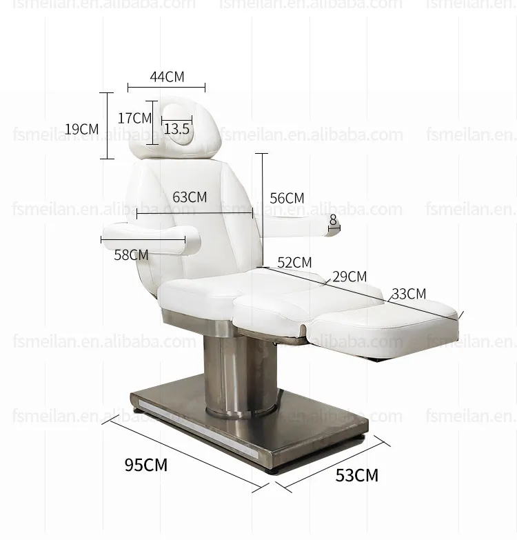 Medical Hospital Furniture Luxury Ophthalmic Bed Electric Examination Chair Ophthalmic Chair Unit