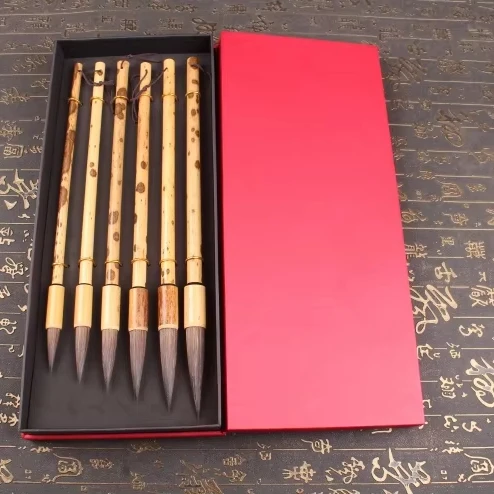 Handmade Traditional Chinese Calligraphy Ceramic Paint Brushes High Quality Brushes Writing