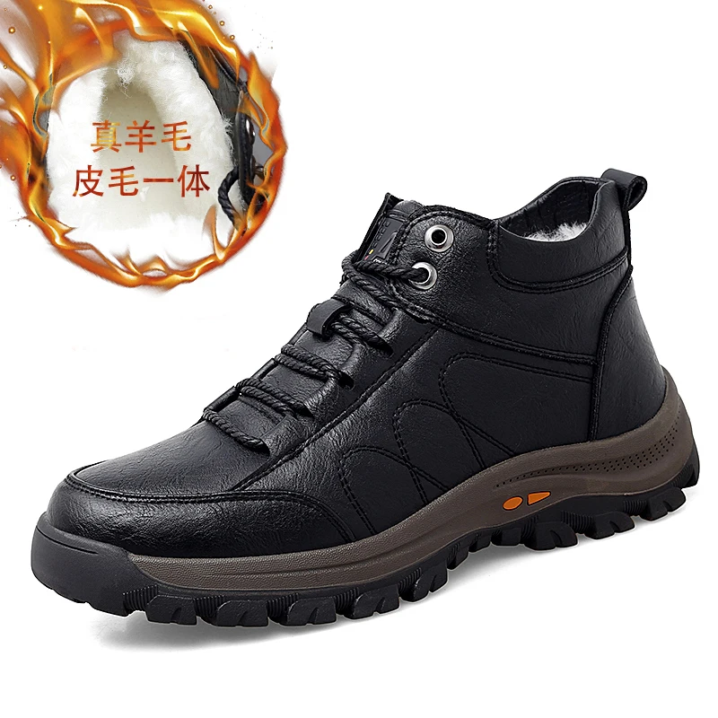 2023 Classics Snow Sheepskin Winter Boots Sheepskin Leather Mid Calf Fur Genuine Australia Lined Warm Fashion