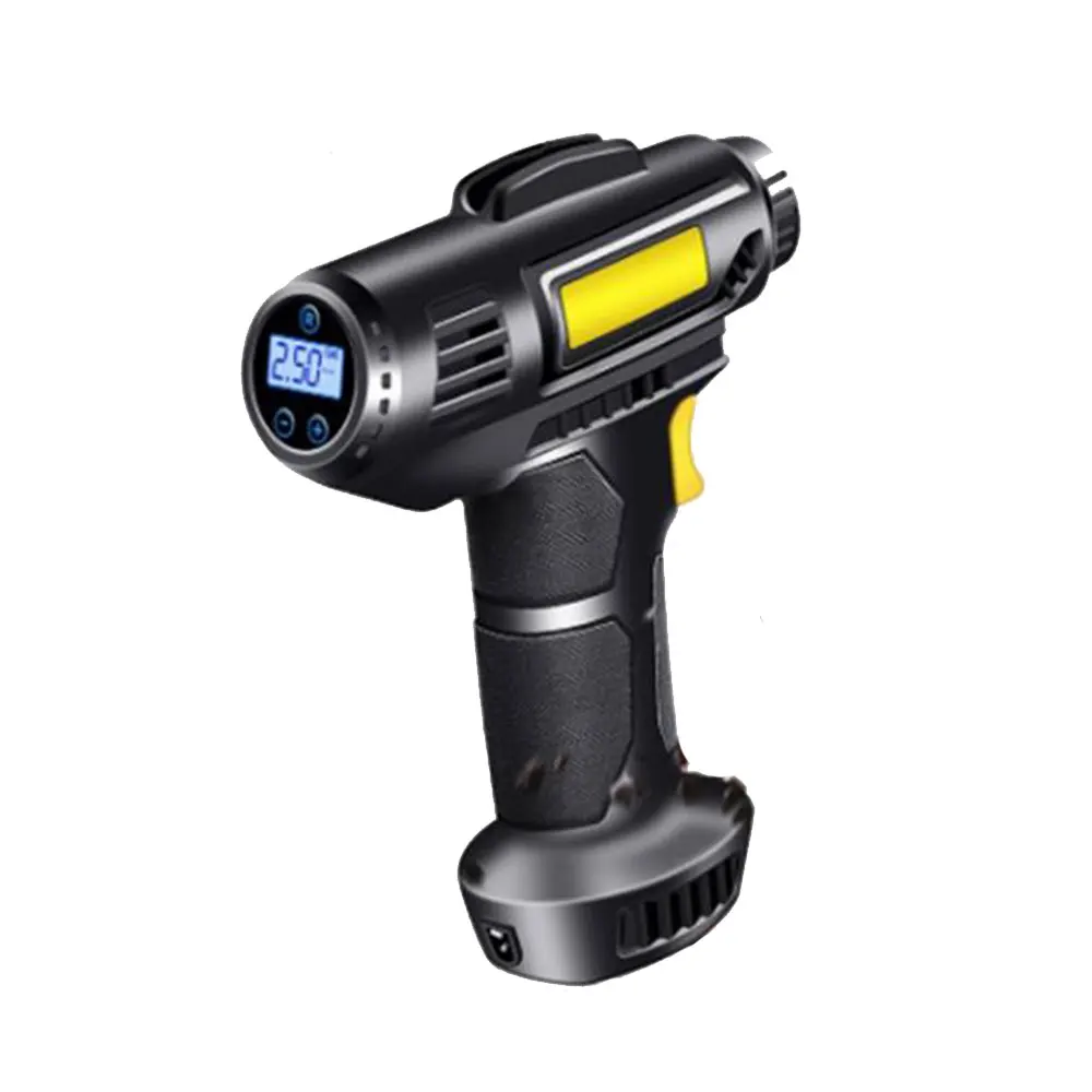 Handheld wireless 120W intelligent digital display tyre air compressor bicycle bike car portable car tire inflator pump