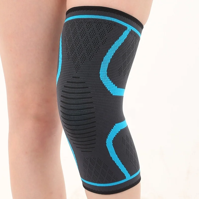 Pain Relief Compression Sleeve Knee Support Nylon Sport Knee Pads 2 Pack Knee Brace