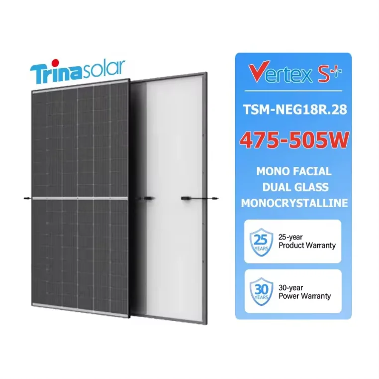 Панель солнечных батарей первого уровня с черной рамкой trina vertex s + 500 Вт быстрой доставкой моно фотоэлектрический модуль